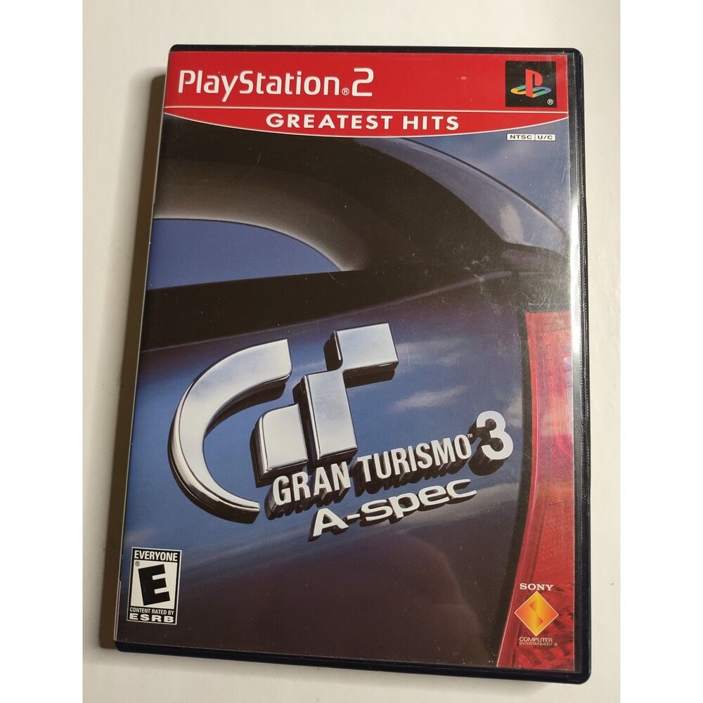 Gran Turismo 3 A-spec PS2 Disc + Case + Manual